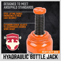 12 Ton Hydraulic Bottle Jack Car Lifter Safety Valve Caravan 4WD Heavy Duty