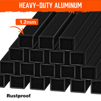 HORUSDY 5.7M Aluminium Folding Step Ladder Extension Multi-Purpose Ladders 150KG