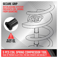 Coil Spring Compressor Tool Strut Front Rear Suspension Repair for Mercedes Benz