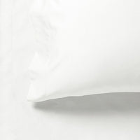1000TC Ultra Soft Fitted Sheet & 2 Pillowcases Set - King Size Bed - White