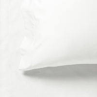 1000TC Ultra Soft Fitted Sheet & Pillowcase Set - Single Size Bed - White