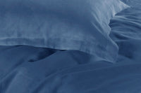 1000TC Tailored Double Size Quilt/Doona/Duvet Cover Set - Greyish Blue