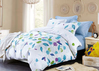 Leaves King Size Duvet Doona Quilt Cover Set