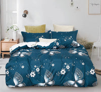 Ditmerr King Size Quilt/Doona/Duvet Cover Set