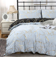 Adana Reversible King Size Bed Quilt/Doona/Duvet Cover Set