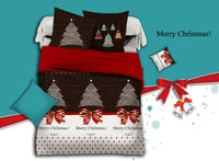 Merry King Single Size Christmas Quilt/Doona/Duvet Cover Set