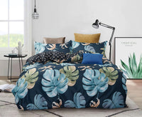 Leaves Queen Size Quilt/Doona/Duvet Cover Set