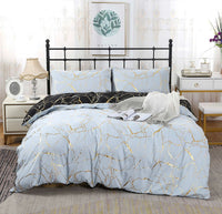 Adana Reversible Super King Size Bed Quilt/Doona/Duvet Cover Set