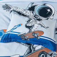 Astronaut Kids Quilt Cover Set - King Single Size