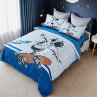 Astronaut Kids Quilt Cover Set - Single Size