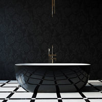 Sapphire Black Acrylic Freestanding Bath