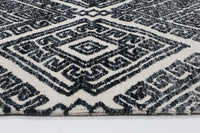 Amritsar Glenfalls Anthracite Tribal Rug 160X230