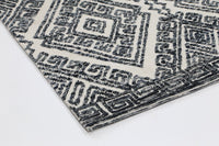 Amritsar Glenfalls Anthracite Tribal Rug 160X230