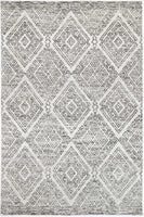 Amritsar Glenfalls Grey Tribal Rug 160X230