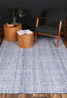 Harlow Chignon Blue Wool Blend Rug 160x230