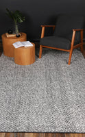 Harlow Chignon Charcoal Wool Blend Rug 160x230