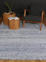 Harlow Cue Blue Wool Blend Rug 160x230