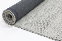 Harlow Grace Grey Wool Blend Rug 160x230