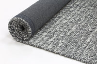 Harlow Cue Charcoal Wool Blend Rug 200x290