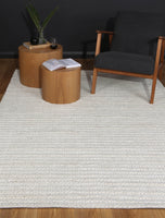 Harlow Cue White Wool Blend Rug 200x290