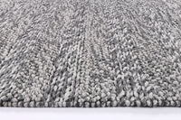 Harlow Ringlets Charcoal Wool Blend Rug 240x330