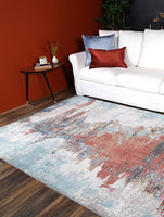 salsa-jorge-blue-terracotta-abstract-rug 200x290