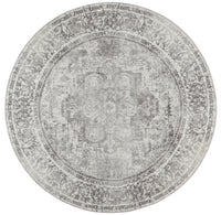 vintage-crown-chilaz-grey-distressed-vintage-round-rug 180x180