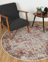 vintage-crown-ernest-multi-distressed-vintage-round-rug 160x160