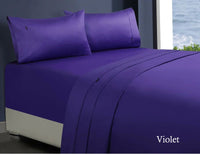 1000tc egyptian cotton sheet set 1 mega king violet