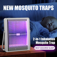 LIFEBEA Electric Insect Killer Mosquito Pest Fly Bug Zapper Catcher Trap Lamp for Home or Outdoor Portable Camping,2000 mAh Rechargeable
