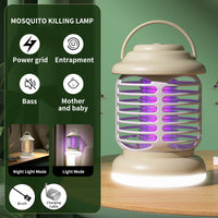 LIFEBEA Electric Insect Killer Mosquito Pest Fly Bug Zapper Catcher Trap Lamp Mosquito Repellent Light for Home or Outdoor Portable Camping