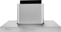 Empava 60cm Wall Mount Range Hood with Push Button Controls - Ducted Exhaust Kitchen Vent - 3 Speed Fan - Permanent Filter - LEDs Light in Stainless Steel