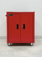 Lockable Tool Box Rolling Cabinet Storage Trolley RED