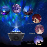 Galaxy Starry Night Light Projector Ocean Star Sky Party Baby Kids Room LED Lamp