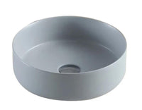 Matte Black matte white matte Pink Green Gold Copper Round 360 mm Dia top counter basin porcelain sink