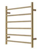 Premium Brushed Gold Towel Rack - 6 Bars, Round Design, AU Standard, 650x620mm Wide