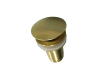 2021 new brushed Nickel Brushed stainless steel Pop Up Waste Plug 40 mm NO Overflow