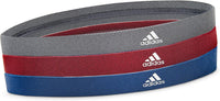 3pcs Adidas Sports Headband Hair Bands Gym Training Fitness Yoga - Grey/Blue/Burgundy