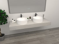 Round Cast stone - Solid Surface Basin 450mm