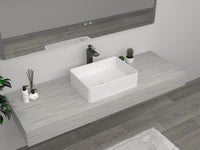 Rectangle Cast stone - Solid Surface Basin 500mm