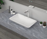 Lite Basin Cast stone - Solid Surface Basin 600mm