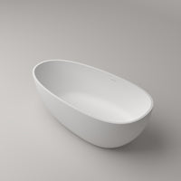 Medium Size Egg Shaped Cast stone - Solid Surface Bath 1700mm Length