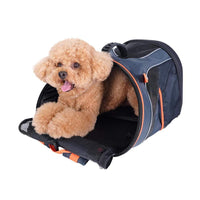 Ibiyaya Ultralight-Pro Backpack Pet Carrier, Navy Blue