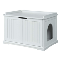 Cleo Cat Litter Cabinet, White