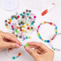 18 Colors 6mm Flat Round Disc Beads 3900pcs Polymer Soft Clay Beads For DIY Jewelry Making