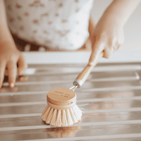 Bamboo Dishwashing Brush | Eco Dish Brush with replaceable head