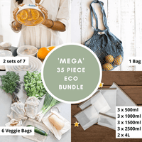 Mega Eco Food Storage Bundle - Create a plastic free Kitchen NOW!