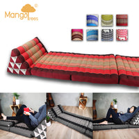 [Large] THREE FOLDS Thai Triangle Cushion Foldout Daybed