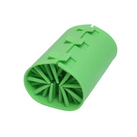 Pet Foot Cleaner Dog Cat Paw Washer Pet Feet Brush Grooming Tool Small Large Mug-S-Green