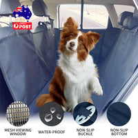 Cargo Pet Car Boot Back Seat Cover Rear Dog Waterproof Protector Liner Mat Pad Cream